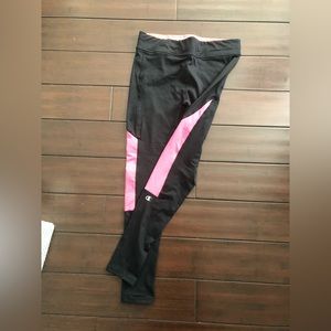 Cute pink and black leggings by Champion